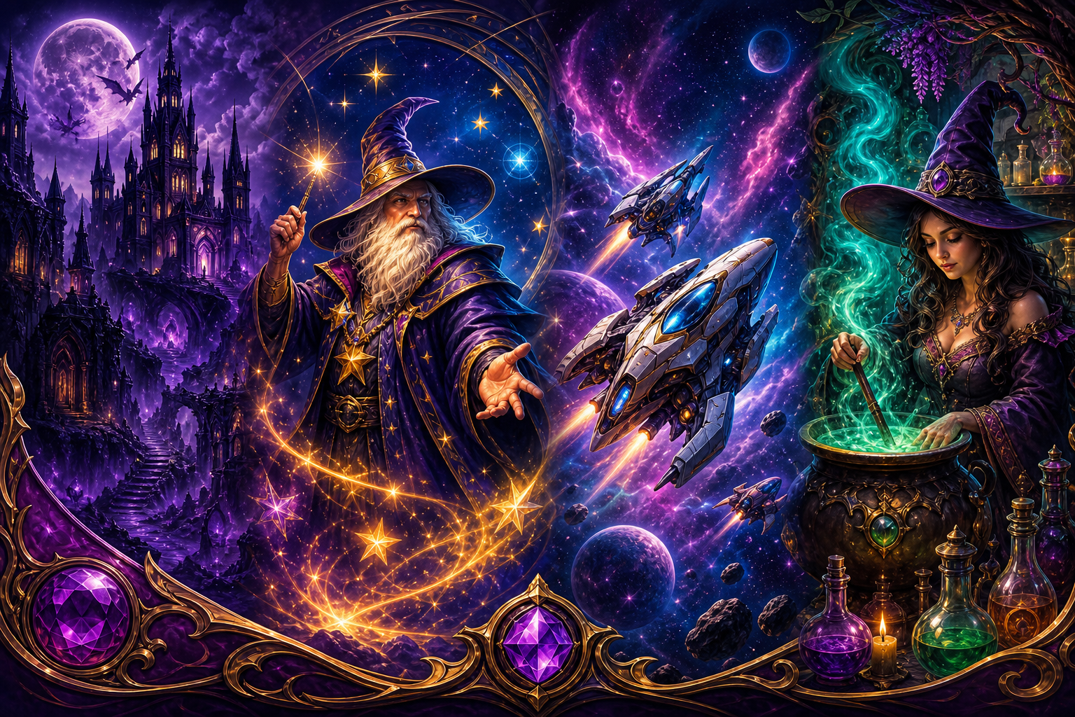Fantasy social casino games collection
